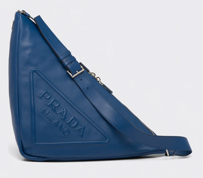 Bolso-Prada Triangle-azul