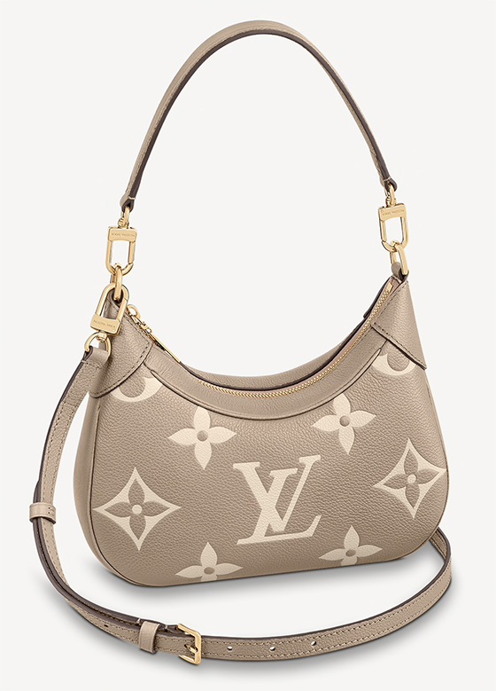 Bolsa Louis Vuitton Bagatelle en piel Monogram Empreinte con logo oversize