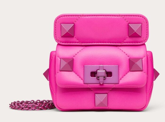 Bolso Valentino Mini Roman Stud Pink PP