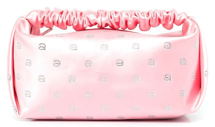 bolso-alexander-Scrunchie-satén-con-satén