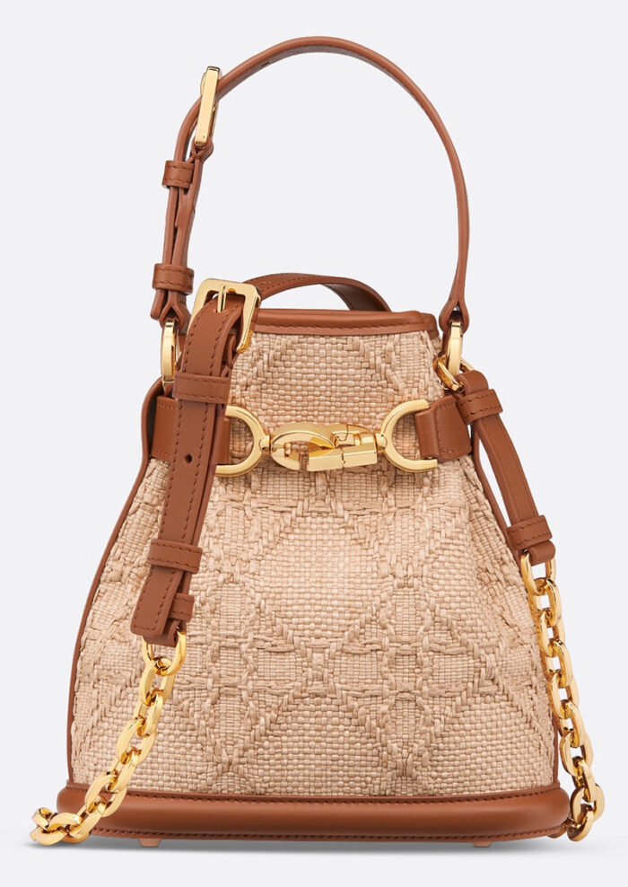 bolso-C'est Dior-rafia-natural