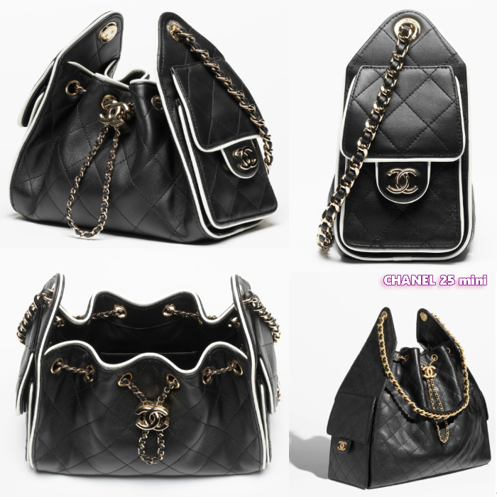 Chanel-25-mini-black