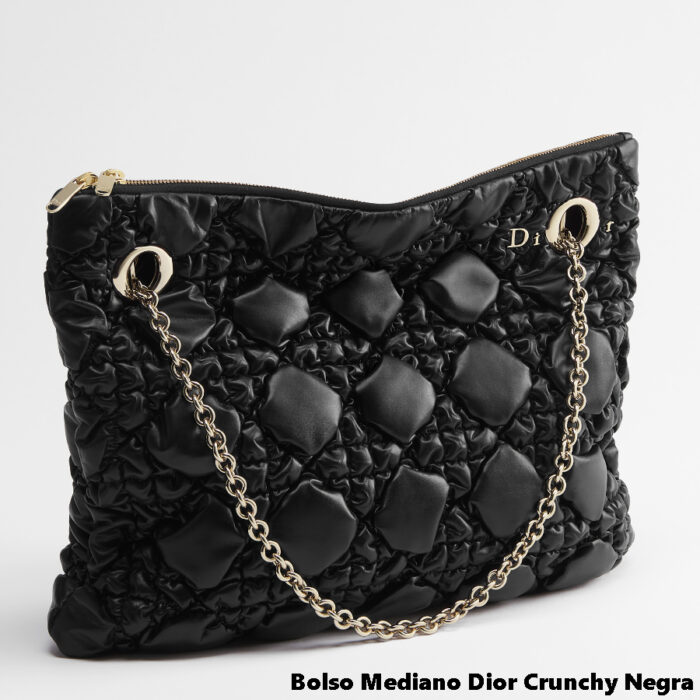 Bolso-Mediano-Dior-Crunchy-Negra